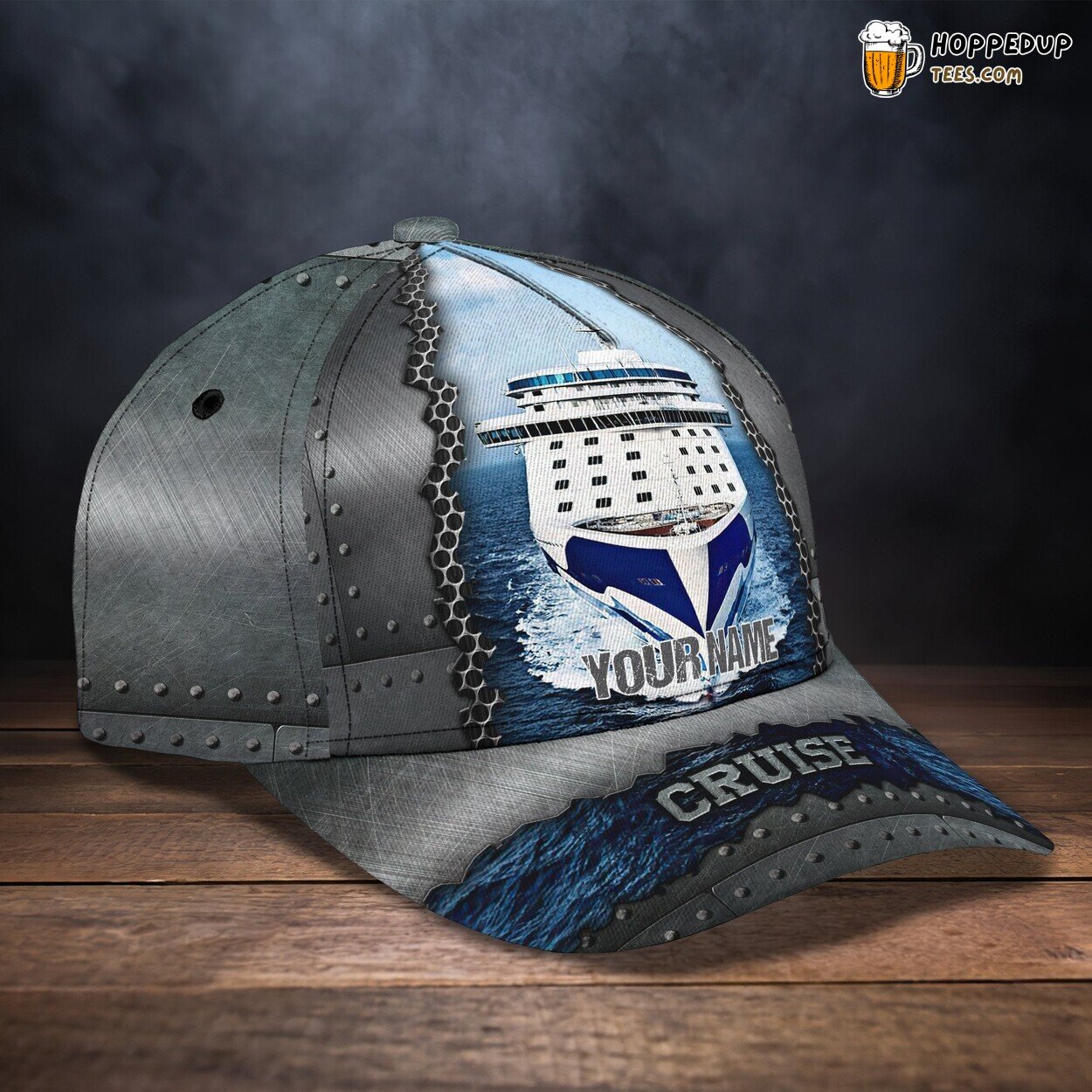 3D Classic Cap Embracing Cruise Adventures Personalized Name Classic Hat Design