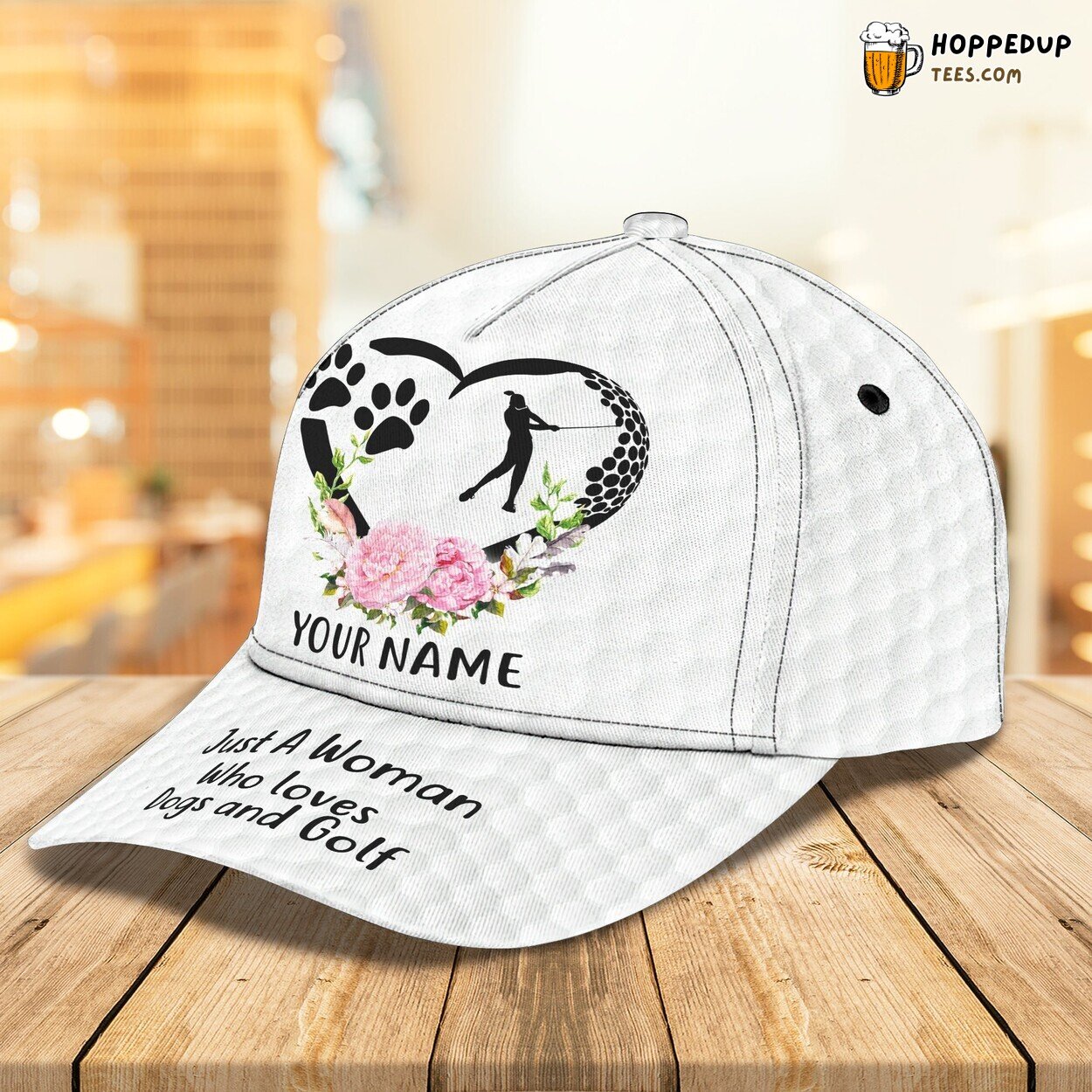 3D Classic Cap Embracing Golf Journey Personalized Name Distinct Hat Design