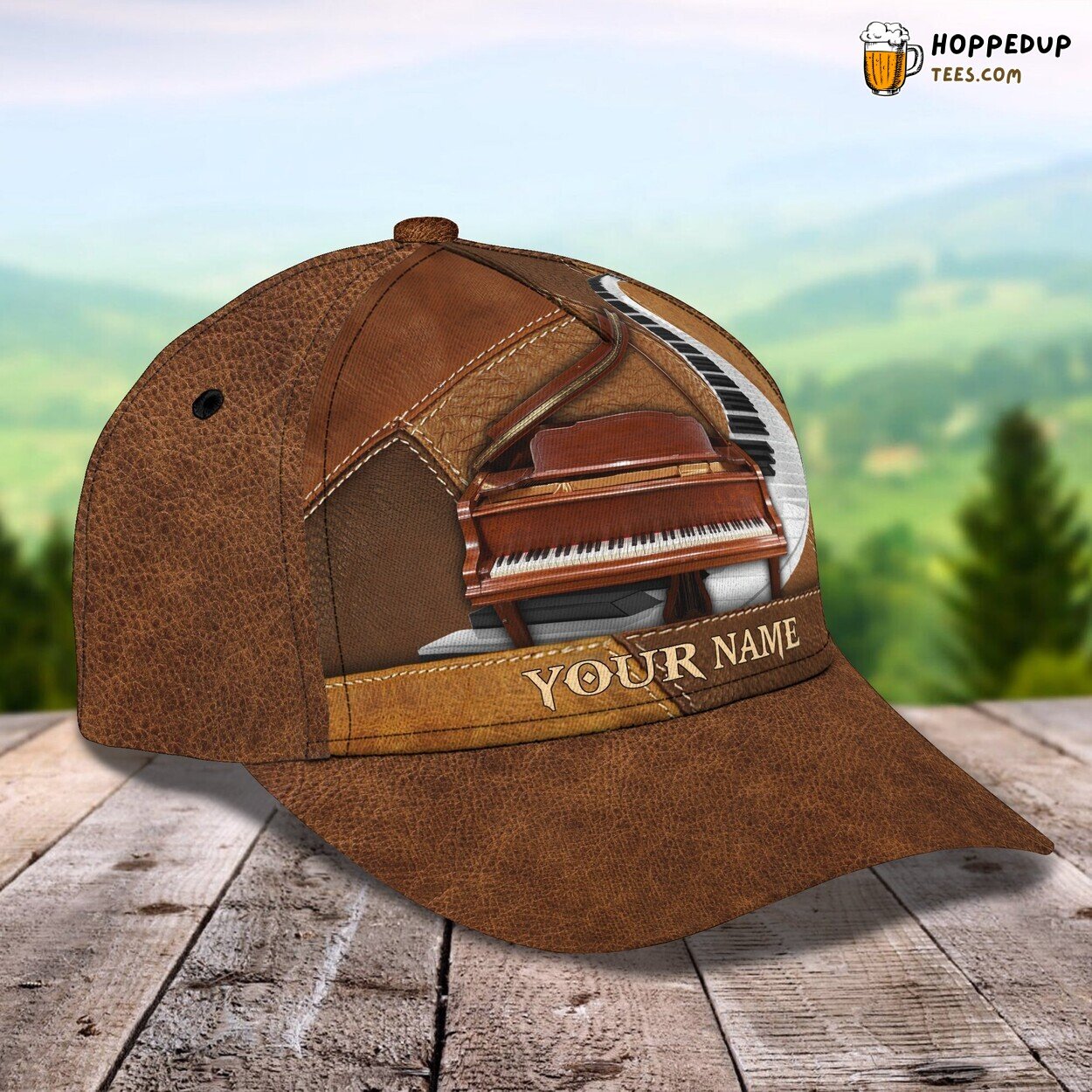 3D Classic Cap Evoking Melodies Classic Piano Personalized Hat Design 3D Classic Cap Evoking Melodies Classic Piano Personalized Hat Design
