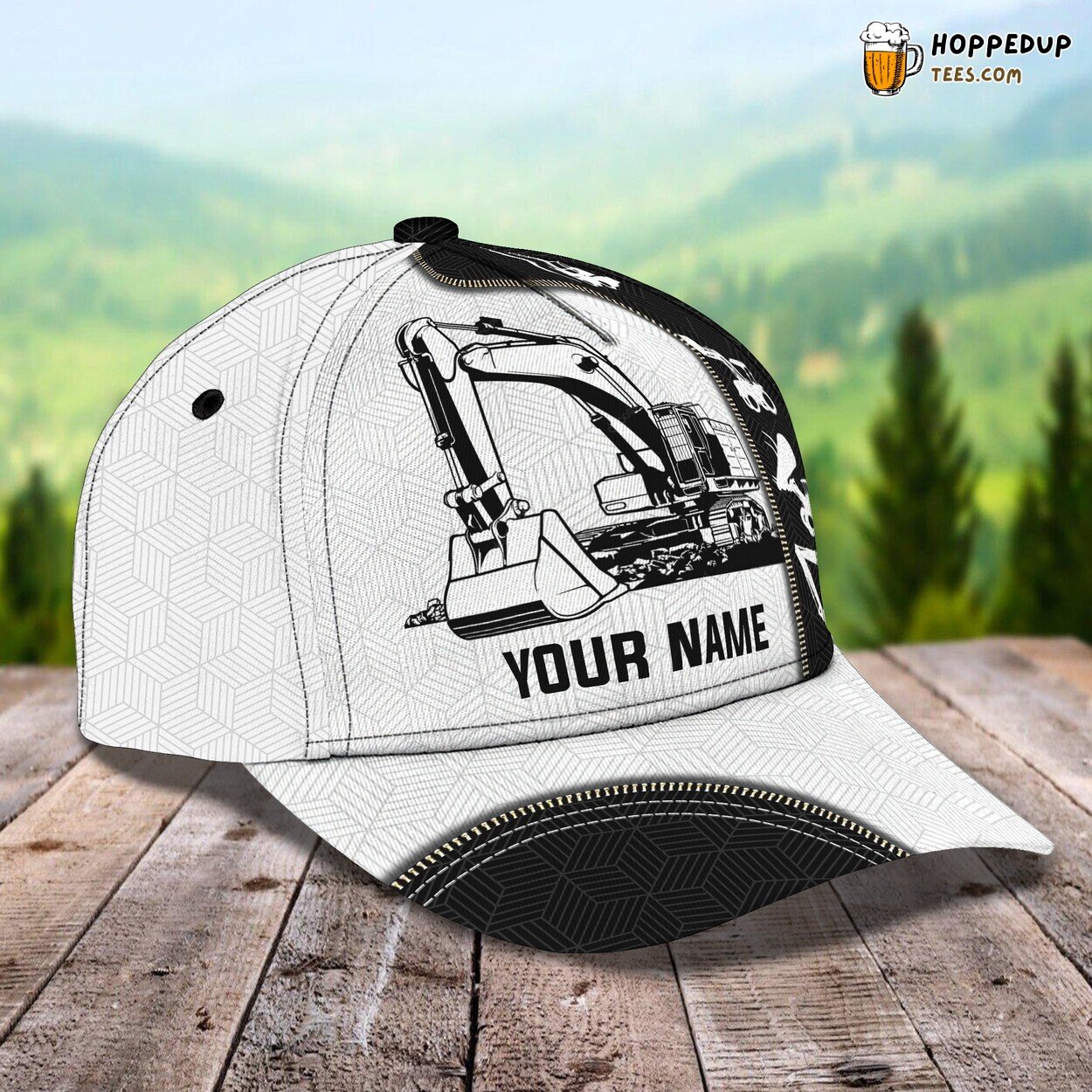 3D Classic Cap Excavator Masters Personalized Name Classic Hat Unique Tribute 3D Classic Cap Excavator Masters Personalized Name Classic Hat Unique Tribute