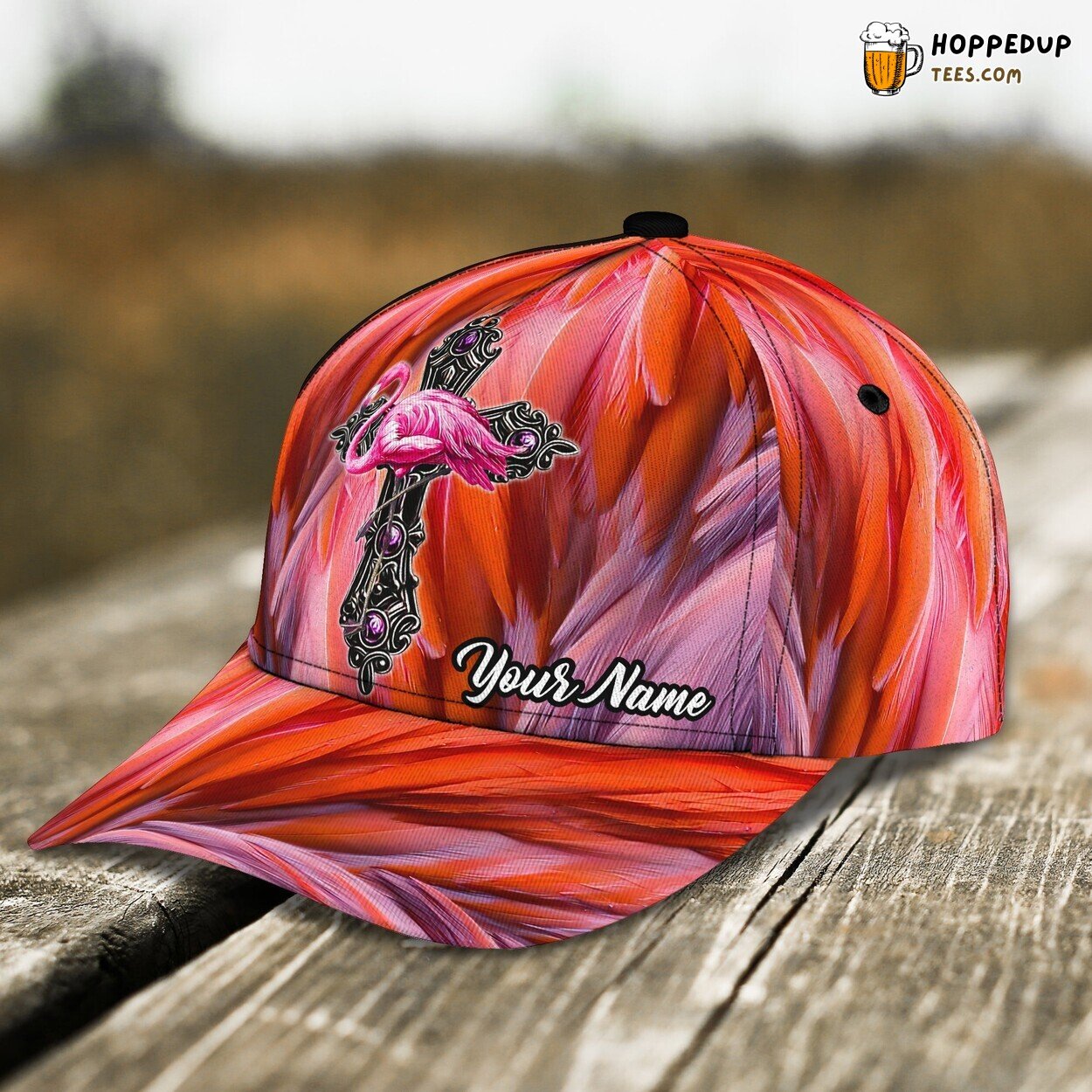3D Classic Cap Flamingo Cross Theme Personalized Name Stylish Unique Premium Trend 3D Classic Cap Flamingo Cross Theme Personalized Name Stylish Unique Premium Trend