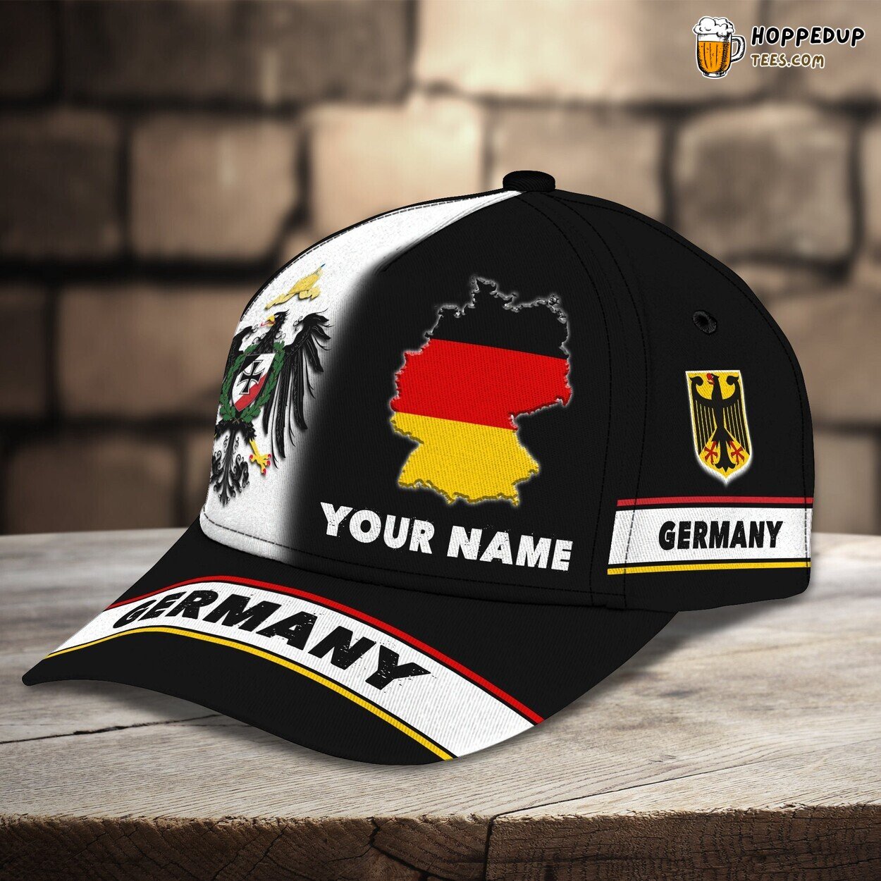 3D Classic Cap German Pride Personalized Name Unique Hat Experience