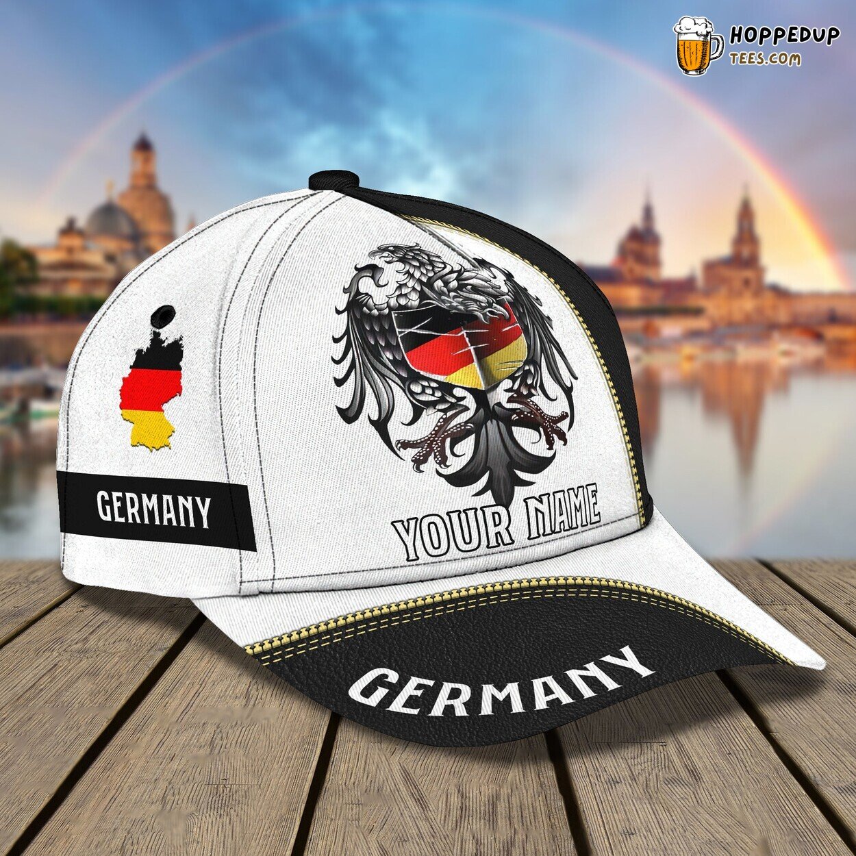 3D Classic Cap Germany Personalized Name Design Exclusive Premium Theme