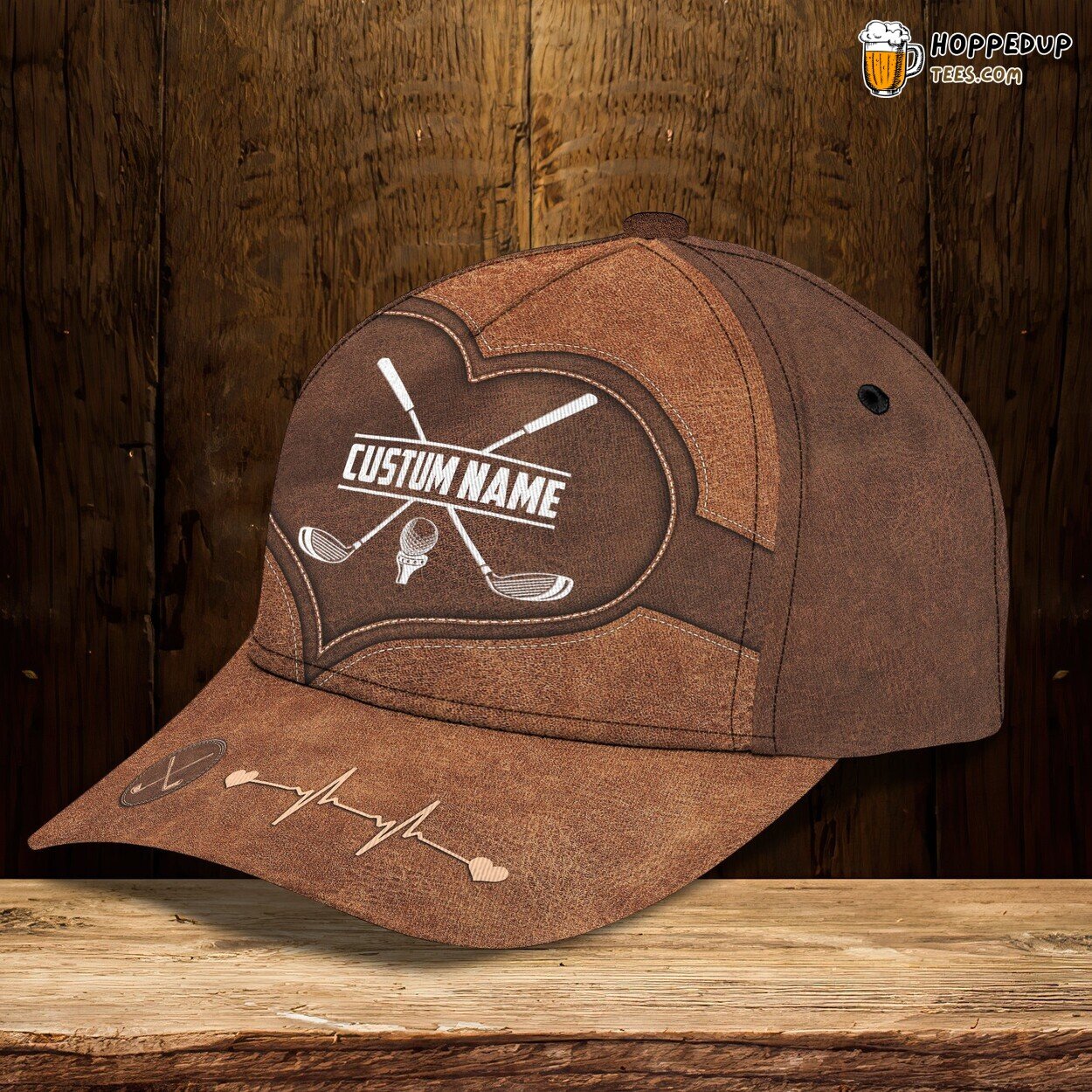 3D Classic Cap Golf Adventure Spirit Personalized Name Unique Design Hat