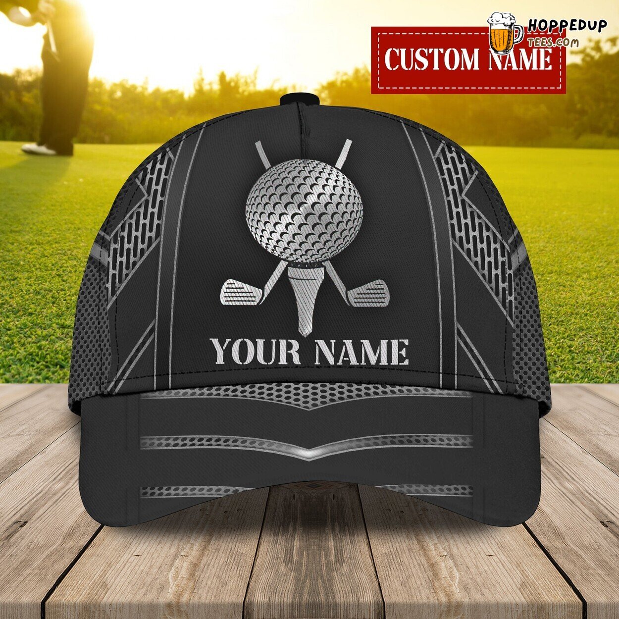 3D Classic Cap Golf Enthusiasts Personalized Name Classic Hat Unique Experience
