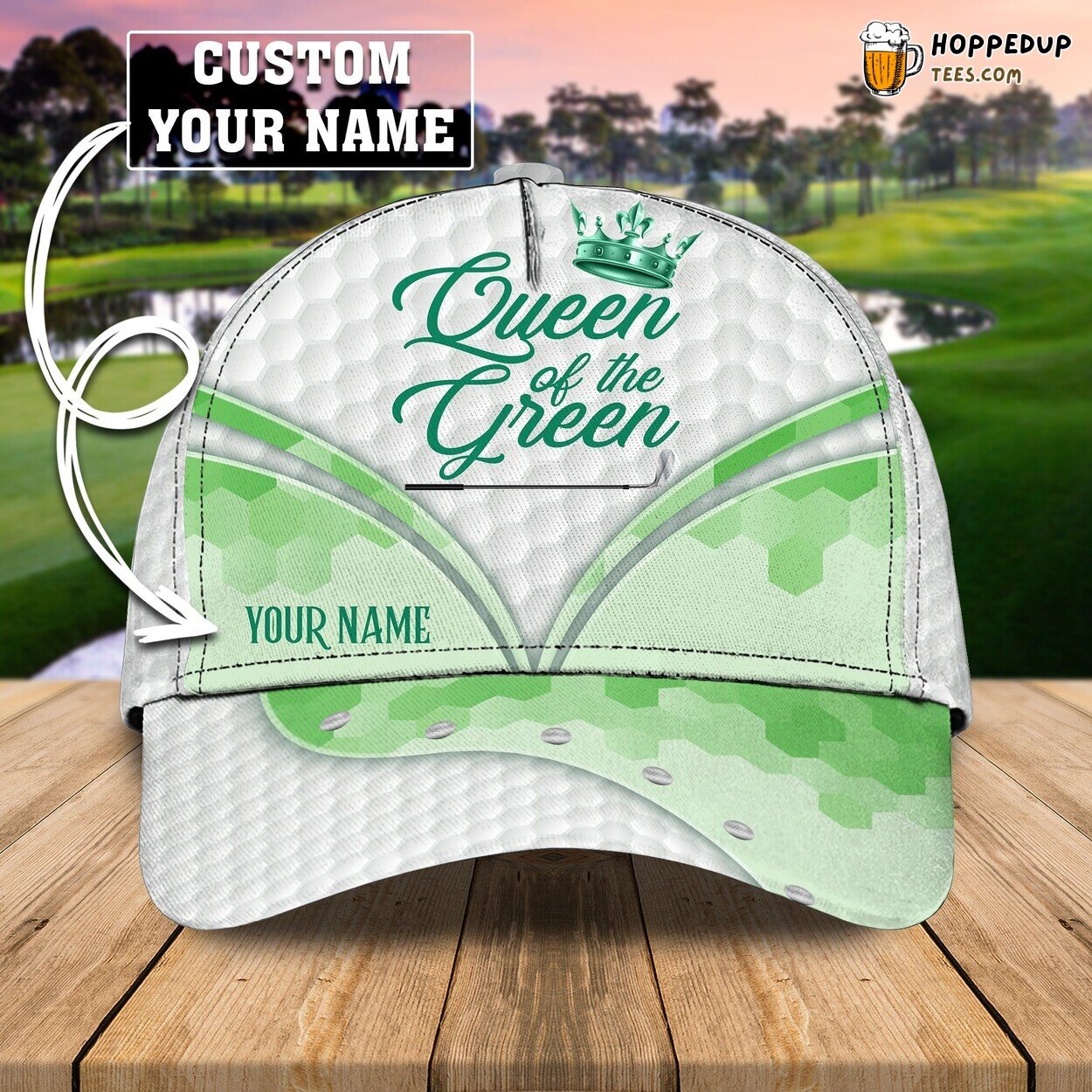 3D Classic Cap Golf Lover Personalized Name Unique Distinctive Design Cap