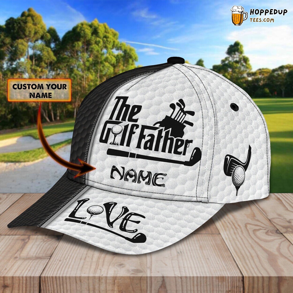 3D Classic Cap Golf Personalized Name Unique Stylish Best Choice Design Model