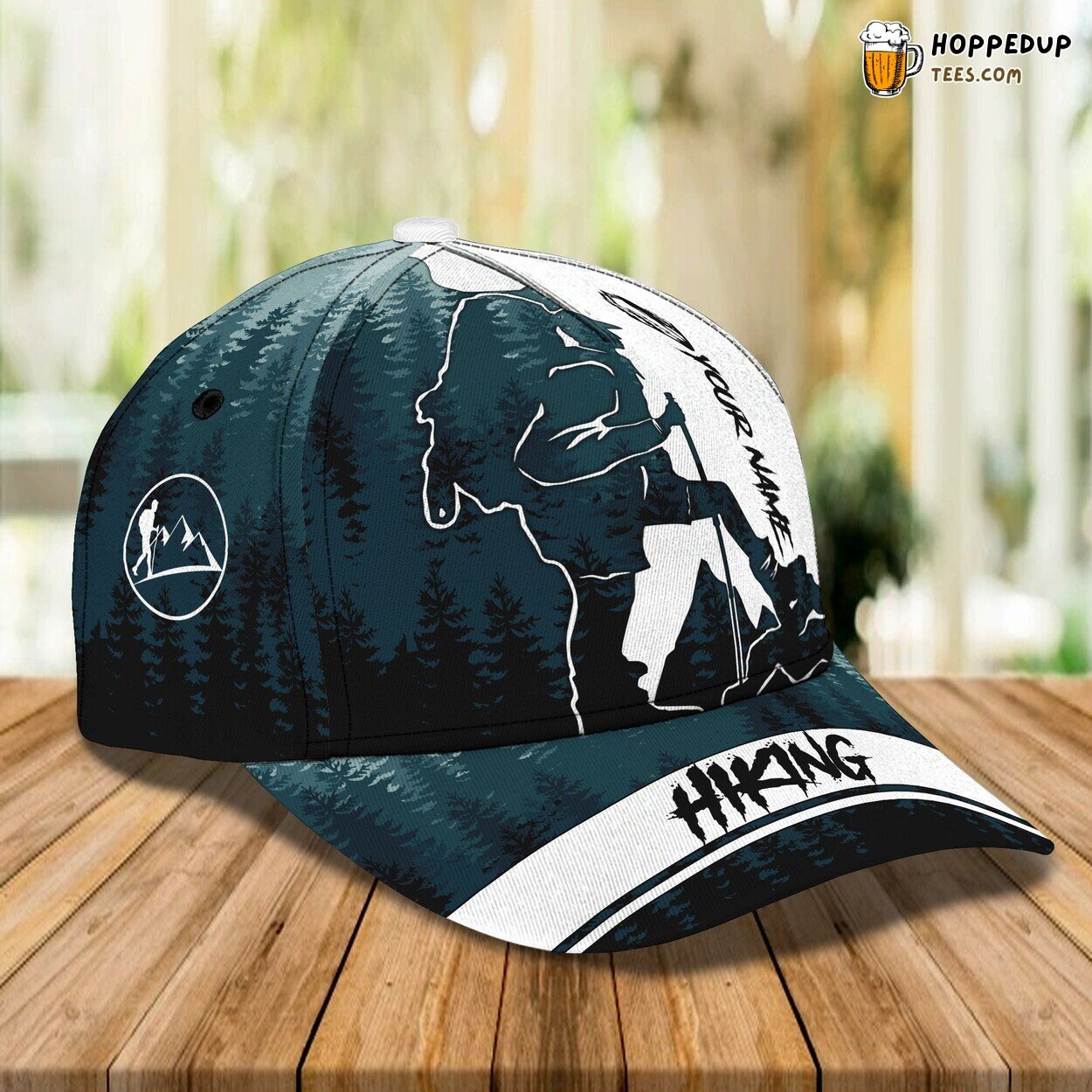 3D Classic Cap Hiking Adventure Enthusiasts Personalized Name Hat Design