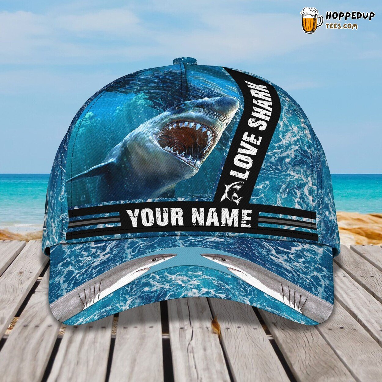 3D Classic Cap Honoring Majestic Sharks Personalized Name Stylish Unique Trend 3D Classic Cap Honoring Majestic Sharks Personalized Name Stylish Unique Trend