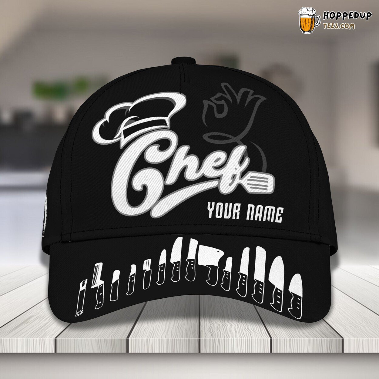 3D Classic Cap Honoring Master Chefs Personalized Name Hat Unique Experience