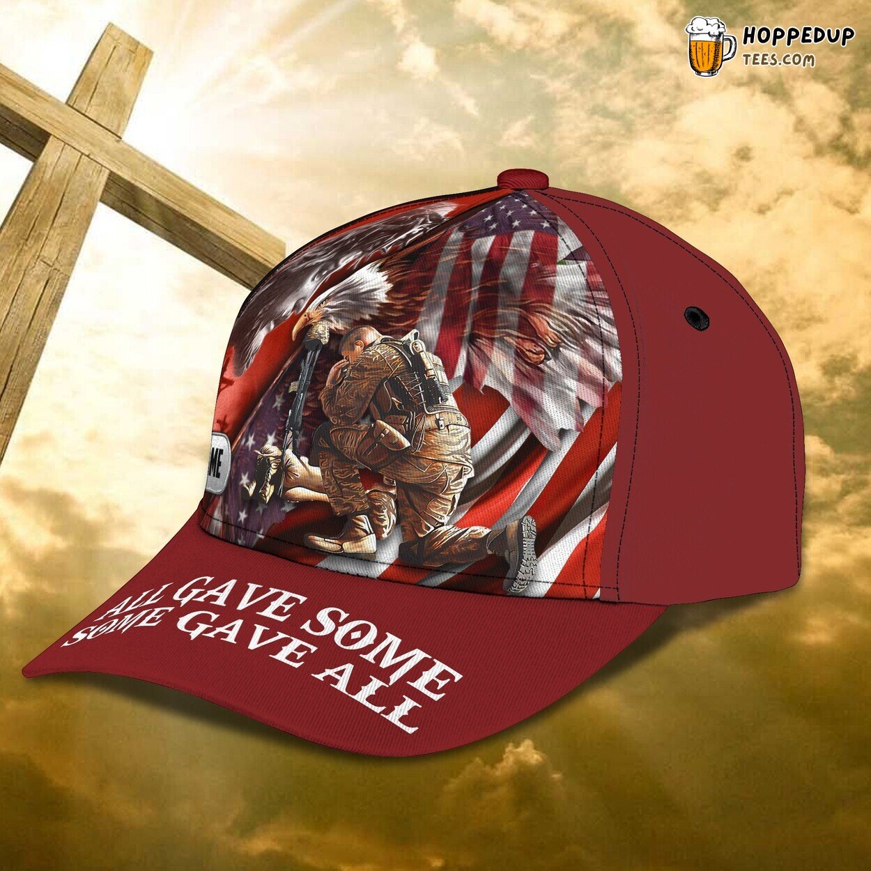 3D Classic Cap Honoring New Age Veterans Personalized Name Hat Tribute