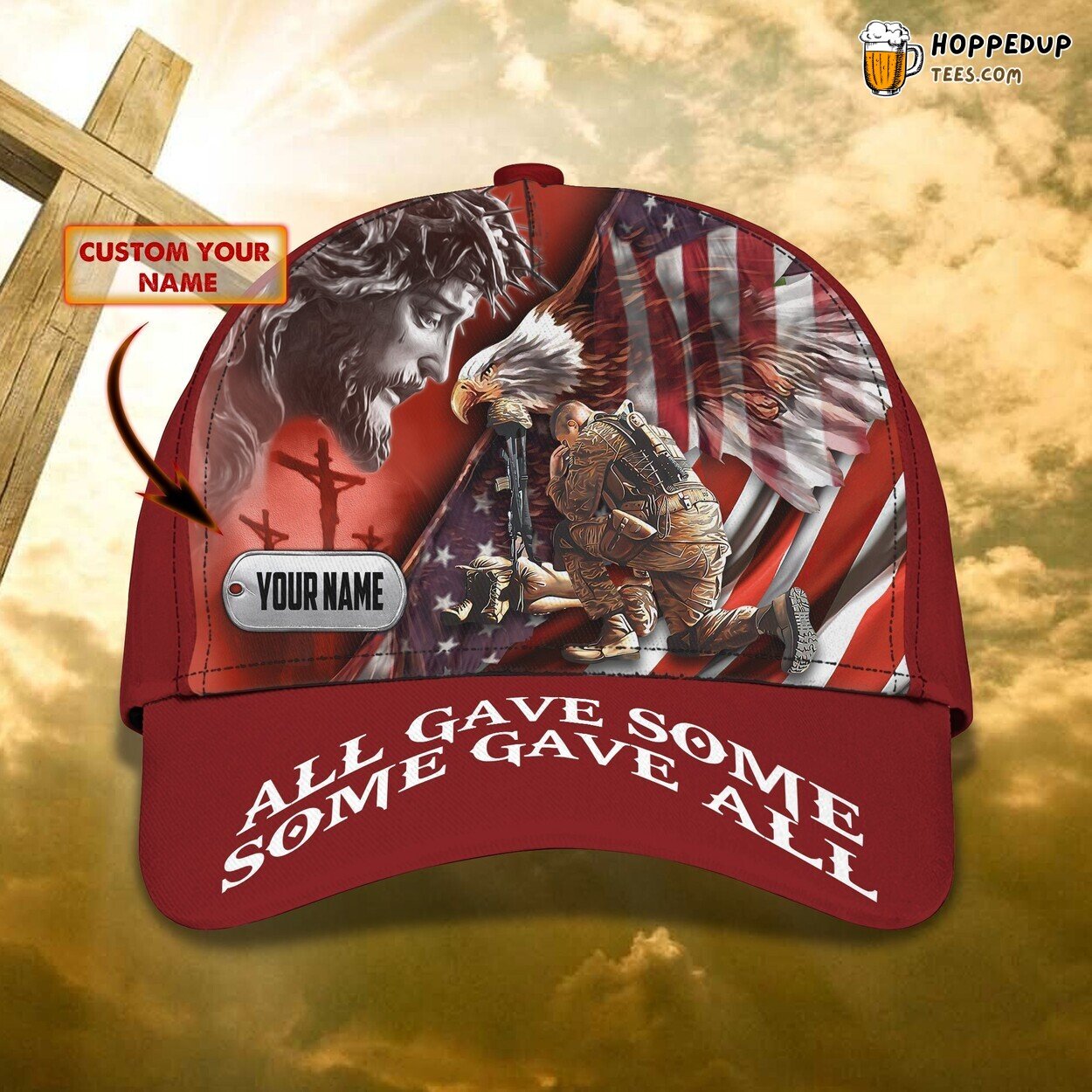 3D Classic Cap Honoring New Age Veterans Personalized Name Hat Tribute
