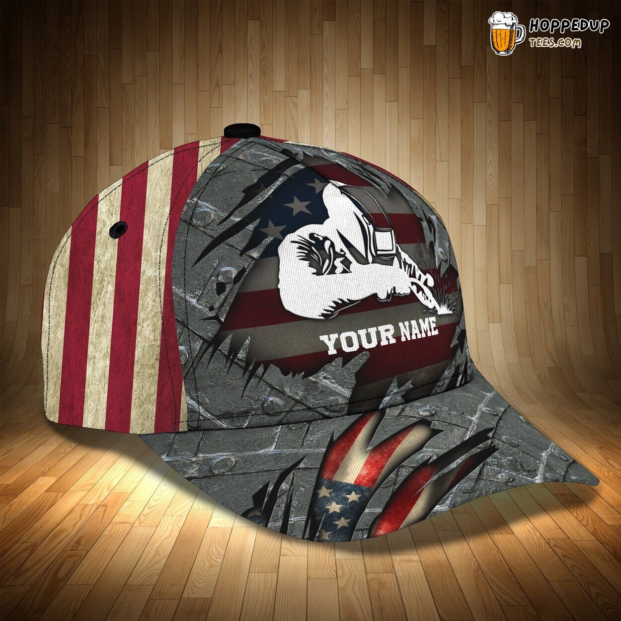3D Classic Cap Honoring the Skill of the Welder Unique Design 3D Classic Cap Honoring the Skill of the Welder Unique Design