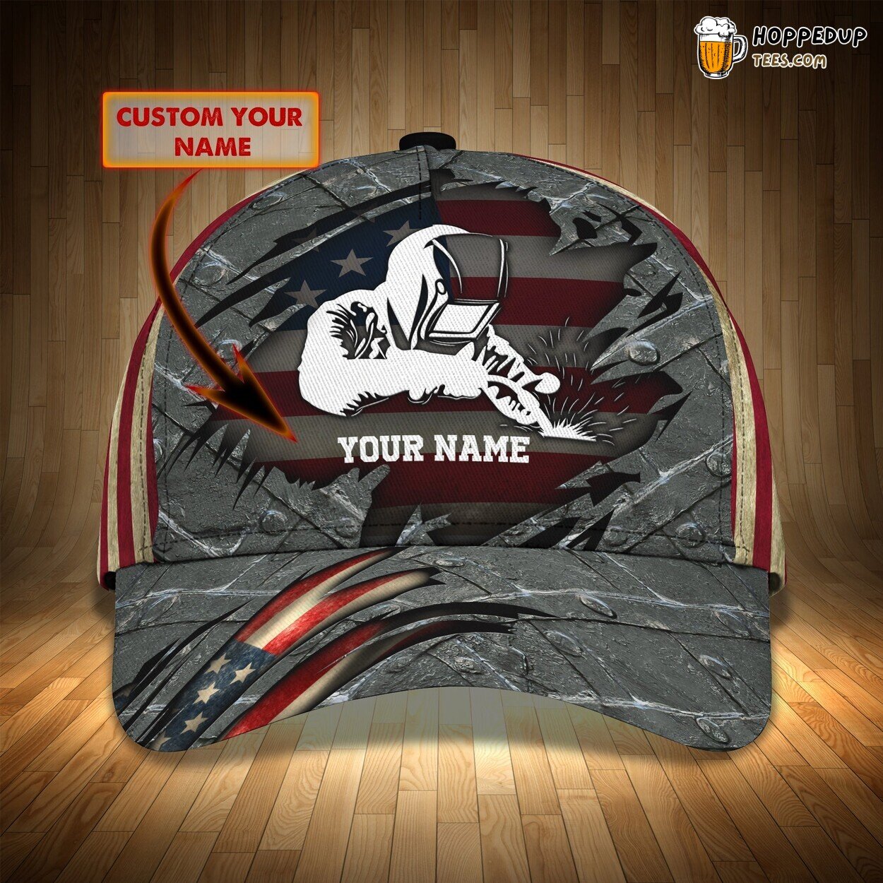 3D Classic Cap Honoring the Skill of the Welder Unique Design