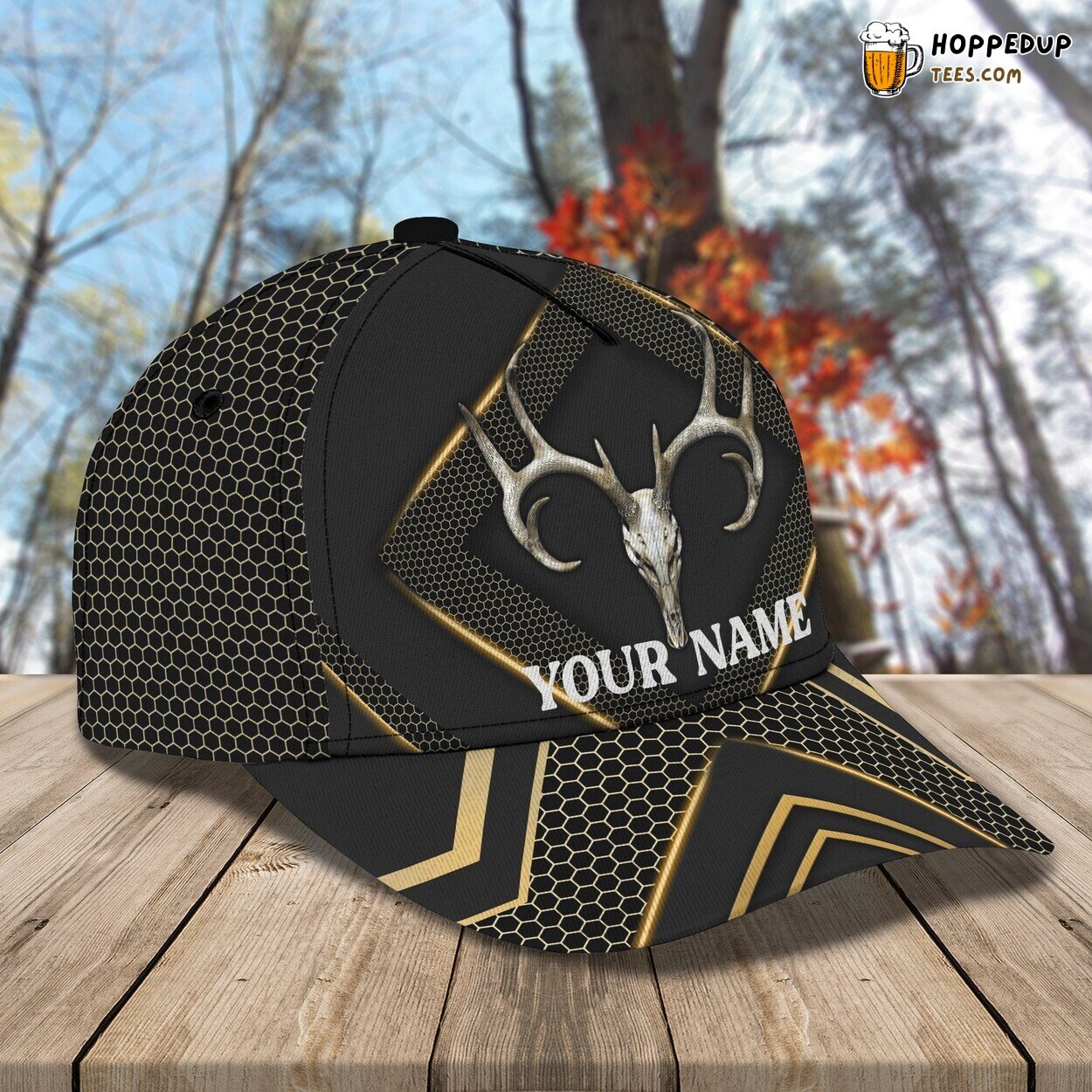 3D Classic Cap Hunting Adventures Personalized Name Classic Hat Design Tribute