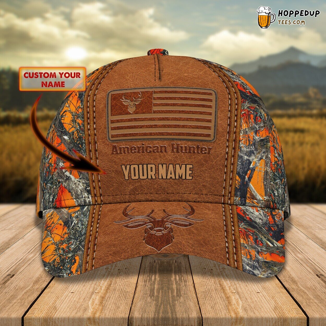 3D Classic Cap Hunting Adventures Personalized Name Classic Hat Unique Experience