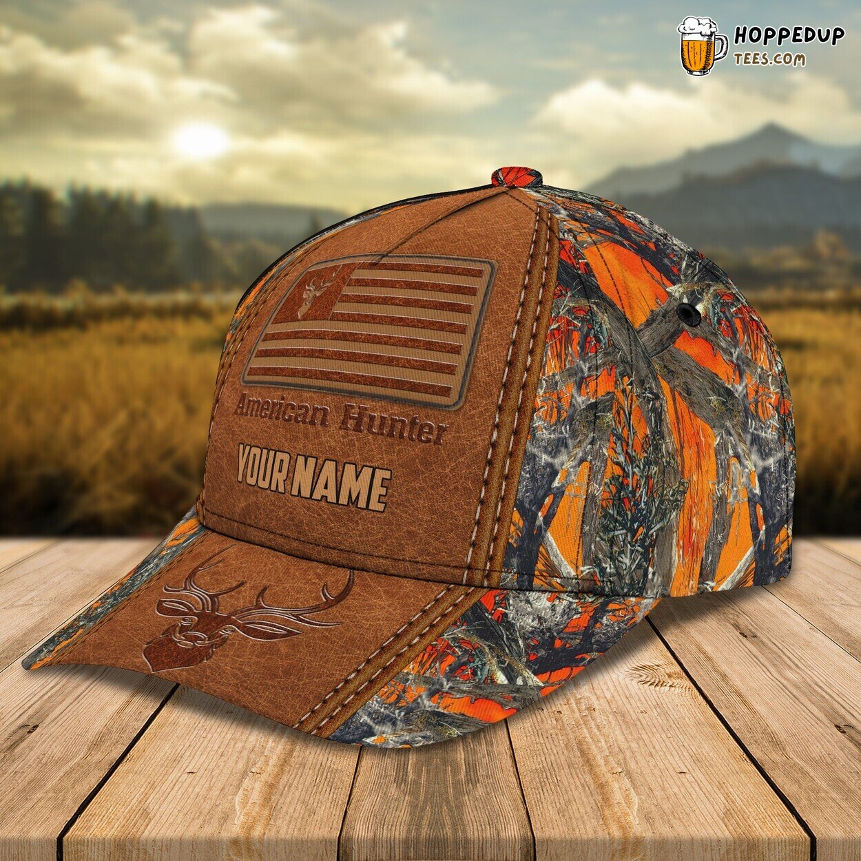 3D Classic Cap Hunting Adventures Personalized Name Classic Hat Unique Experience
