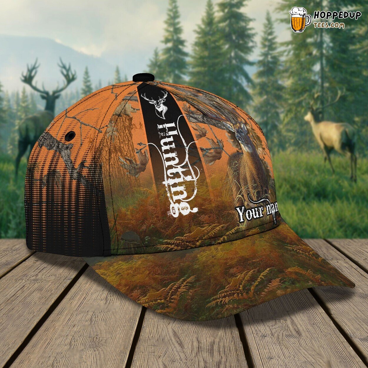 3D Classic Cap Hunting Personalized Name Stylish Unique Best Choice Design
