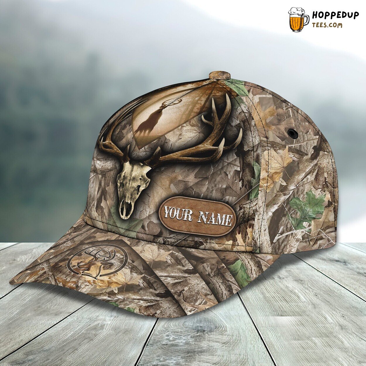 3D Classic Cap Hunting Personalized Name Unique Stylish Top Choice Design