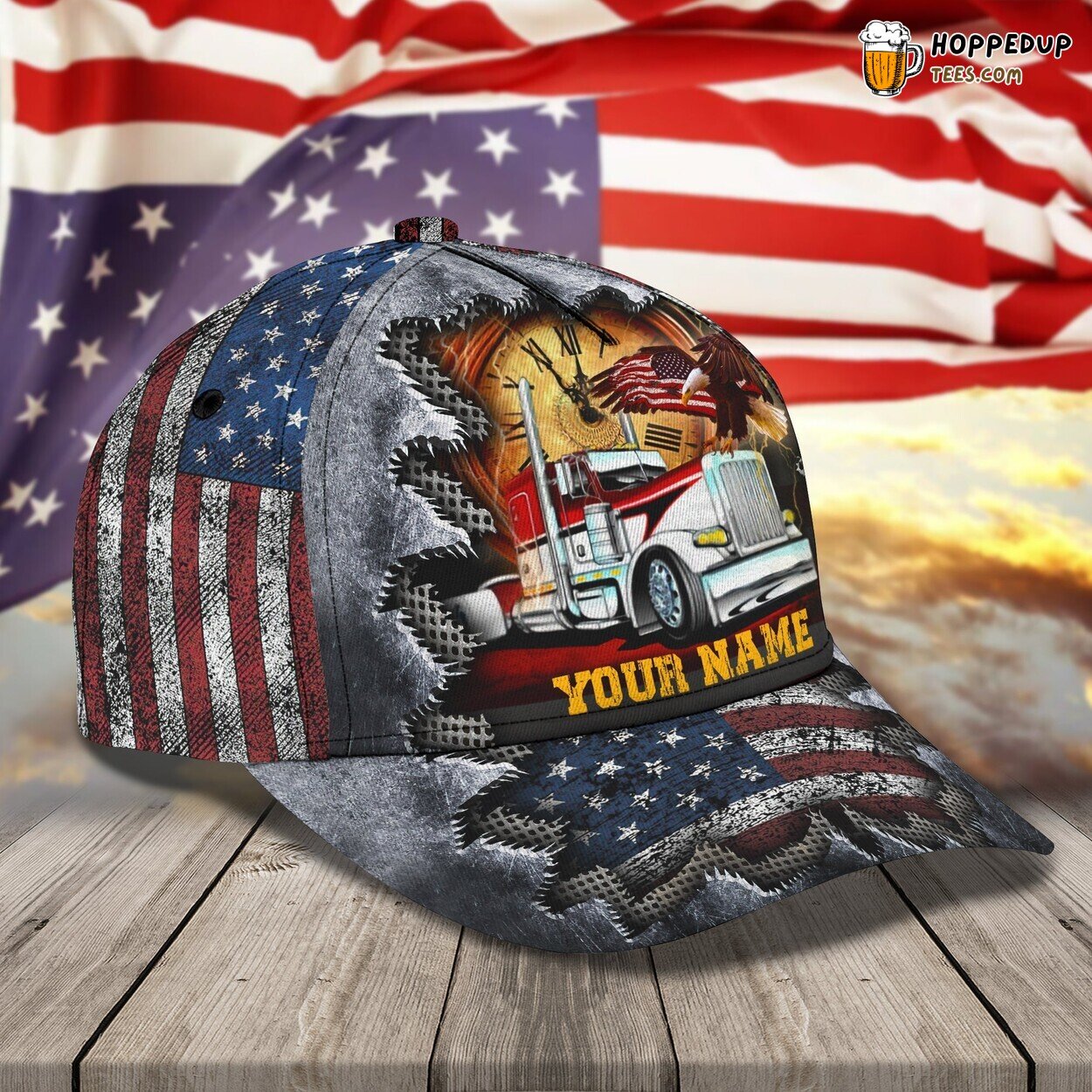 3D Classic Cap I Am Trucker Cool Personalized Name Distinctive Hat