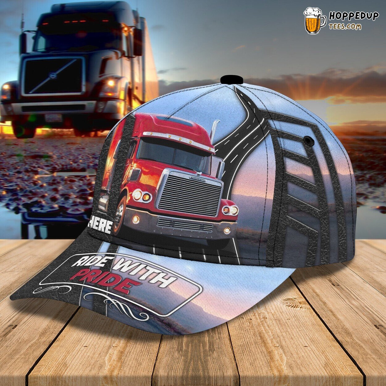 3D Classic Cap I Am Trucker Personalized Name Classic Design Hat