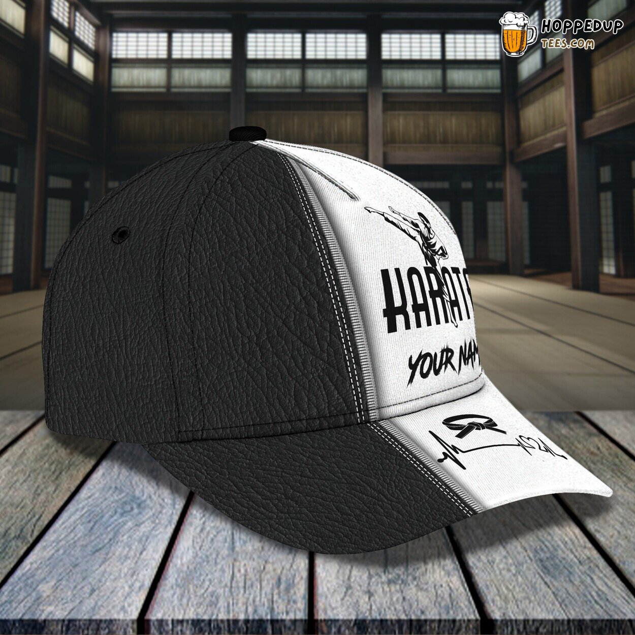 3D Classic Cap Karate Martial Arts Passion Personalized Name Hat Tribute