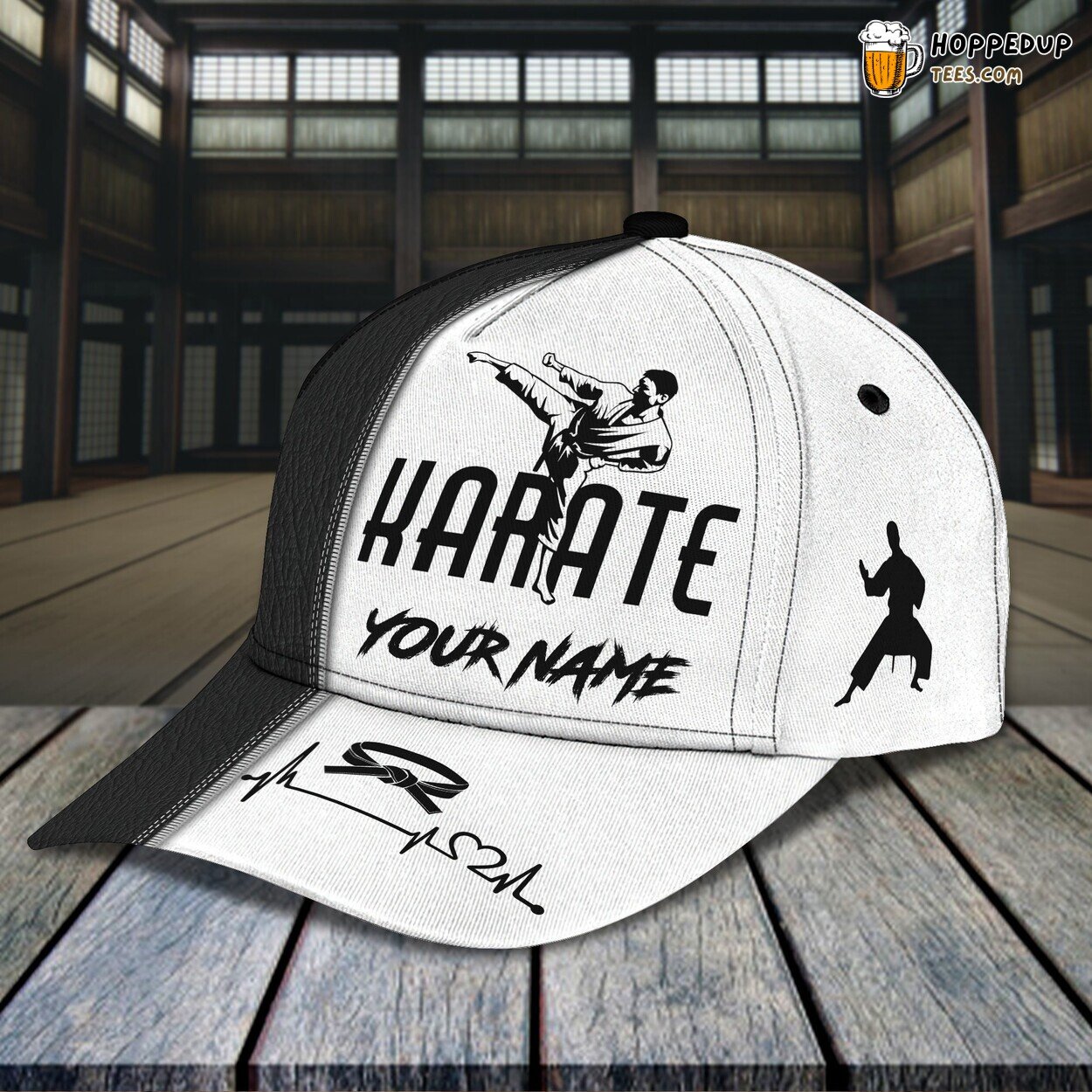 3D Classic Cap Karate Martial Arts Passion Personalized Name Hat Tribute