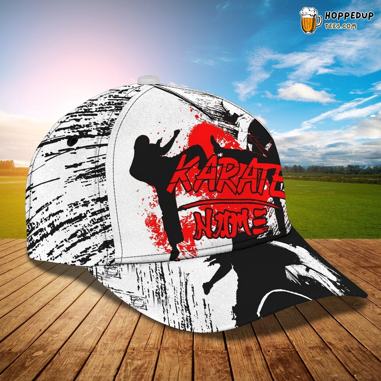 3D Classic Cap Karate Mastery Personalized Name Stylish Unique Best Choice Design