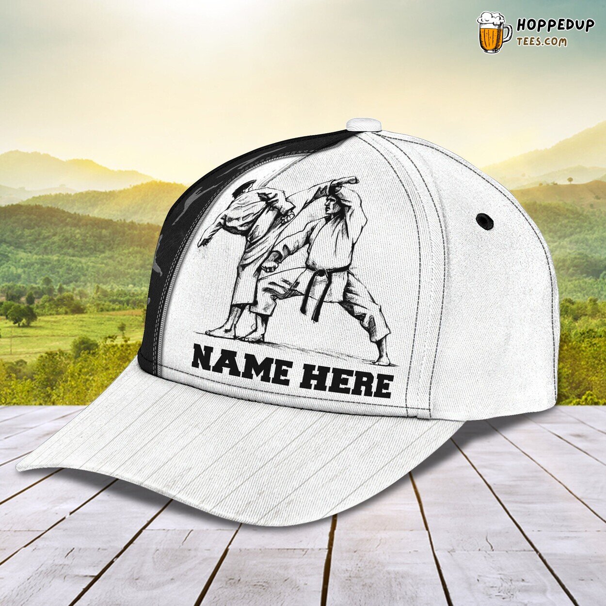 3D Classic Cap Karatedo Martial Arts Personalized Name Hat Experience
