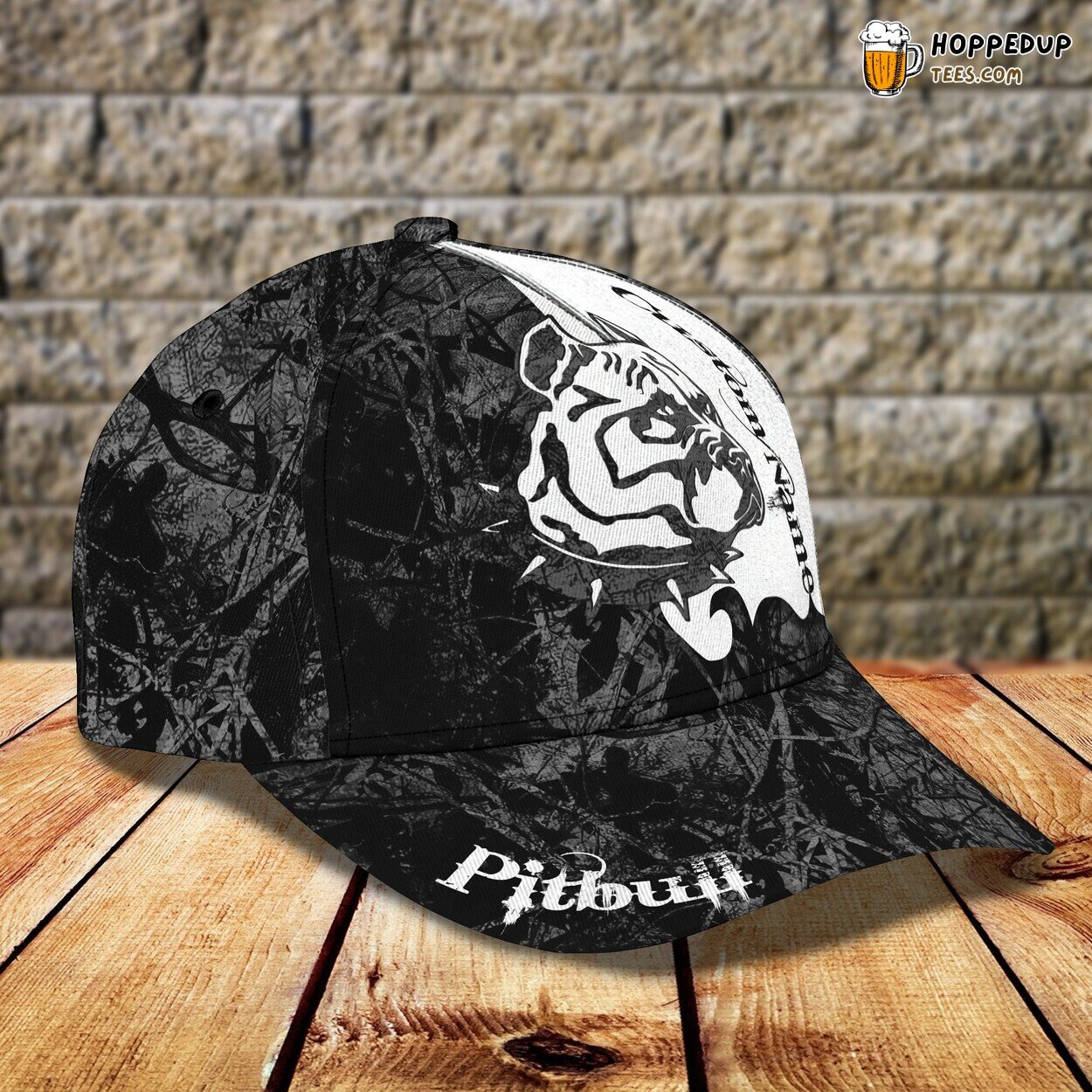 3D Classic Cap Love For Pitbull Personalized Name Classic Hat Unique Tribute