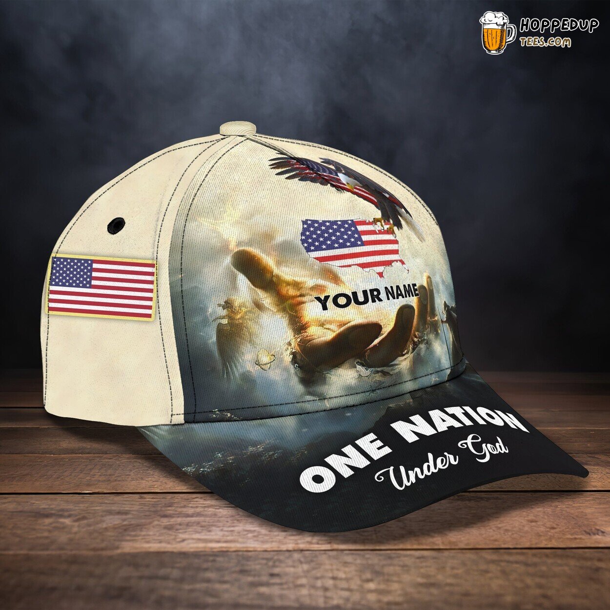 3D Classic Cap Majestic America Eagle Design Personalized Hat 3D Classic Cap Majestic America Eagle Design Personalized Hat