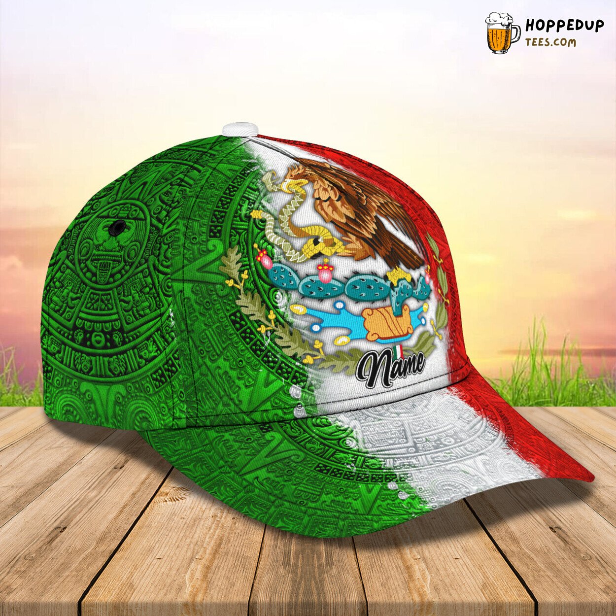 3D Classic Cap Mexico Pride Personalized Name Stylish Unique Model Trend