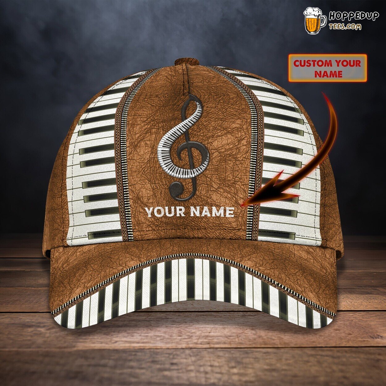 3D Classic Cap Music Lovers Dream Personalized Name Hat Celebration