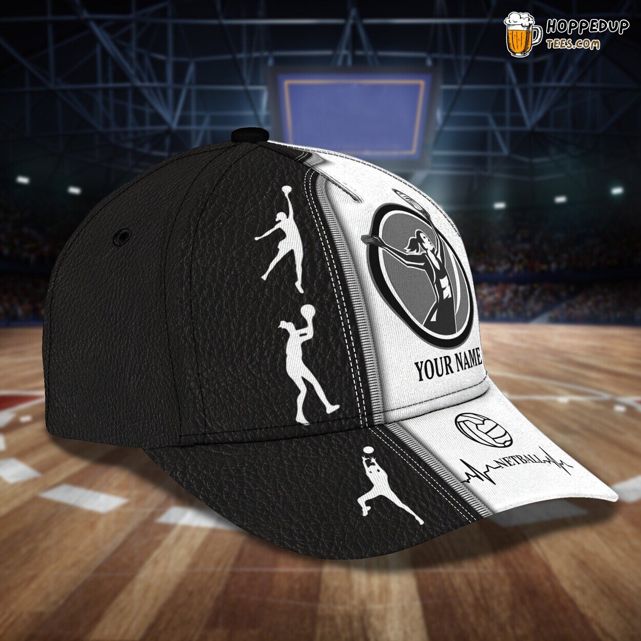 3D Classic Cap Netball Passion Personalized Name Classic Hat Unique Experience