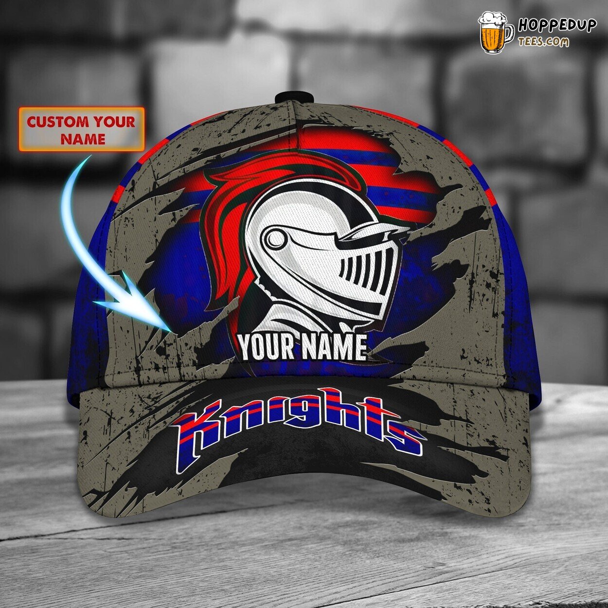 3D Classic Cap Newcastle Knights Passion Personalized Name Unique Design
