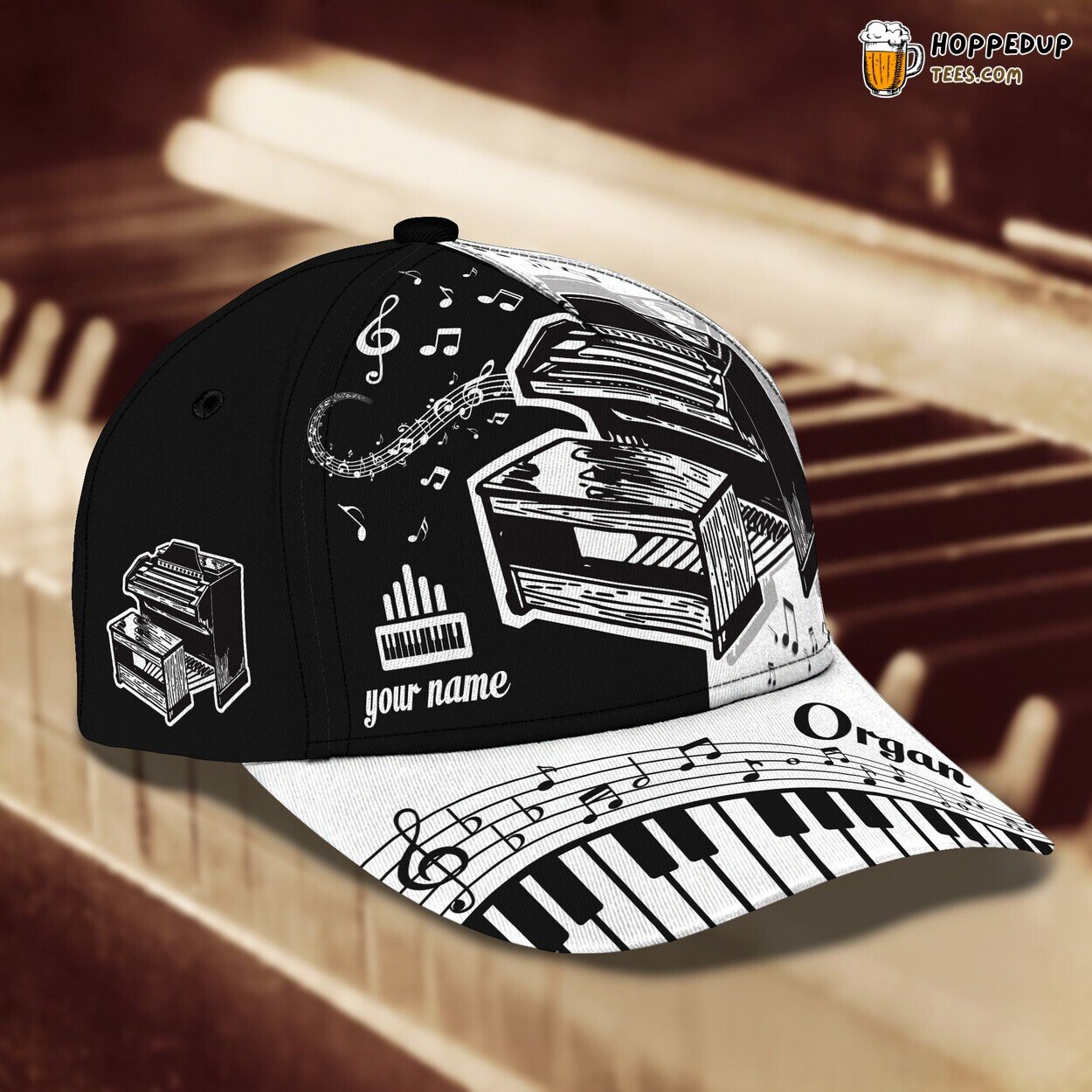 3D Classic Cap Organ Symphony Personalized Name Hat Experience 3D Classic Cap Organ Symphony Personalized Name Hat Experience