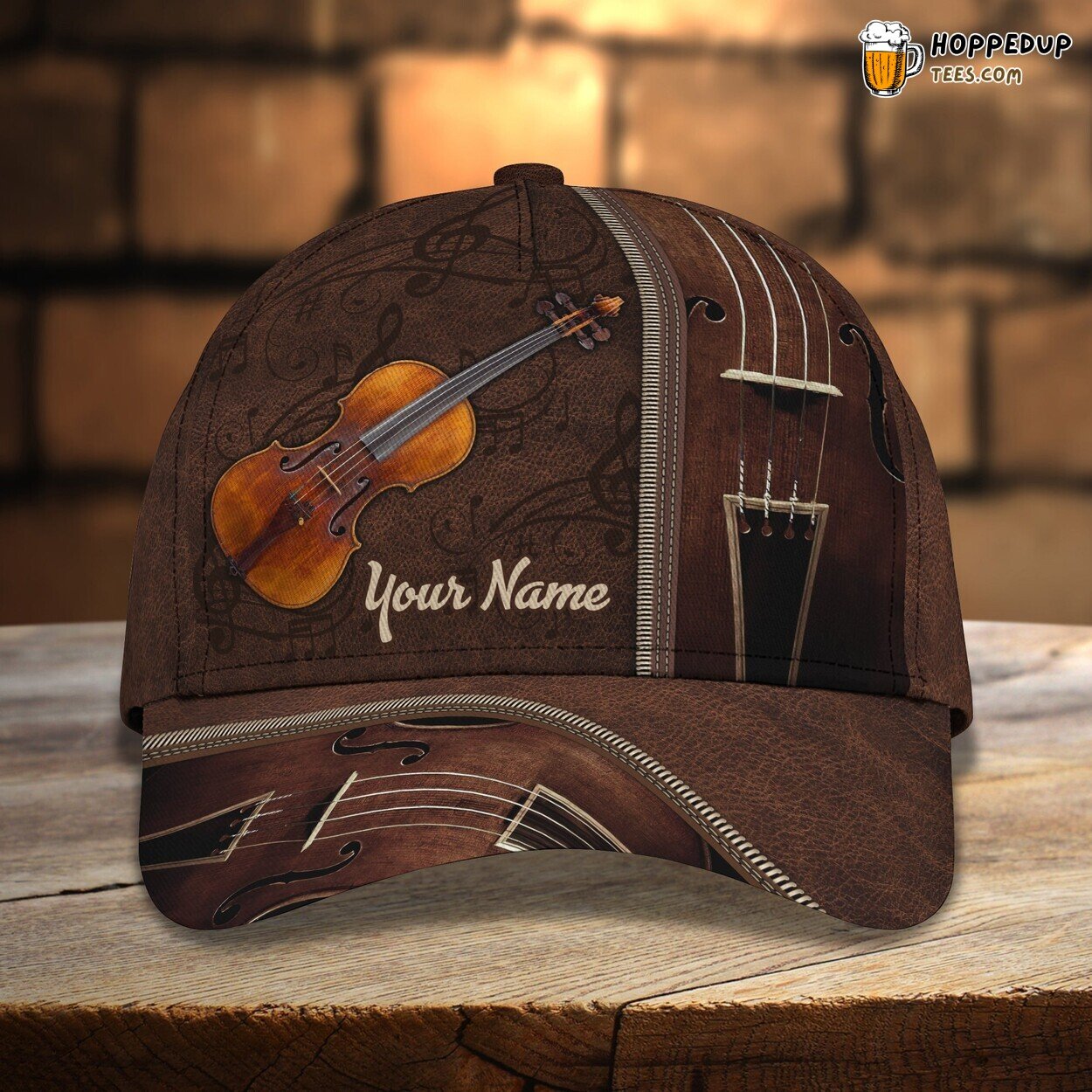 3D Classic Cap Passionate Violinist Personalized Name Classic Hat 3D Classic Cap Passionate Violinist Personalized Name Classic Hat