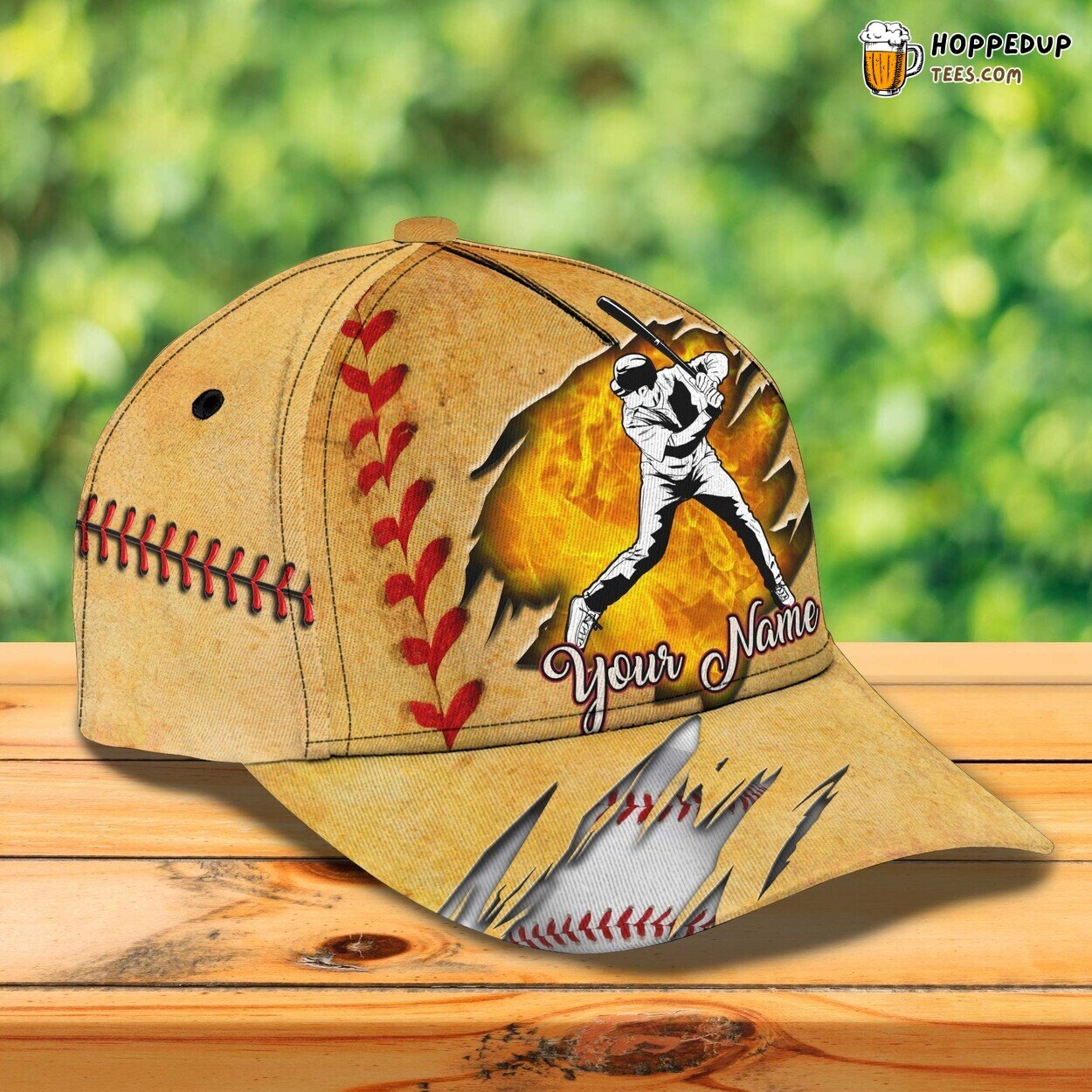 3D Classic Cap Personalized Name Celebrating Baseball Game Cap