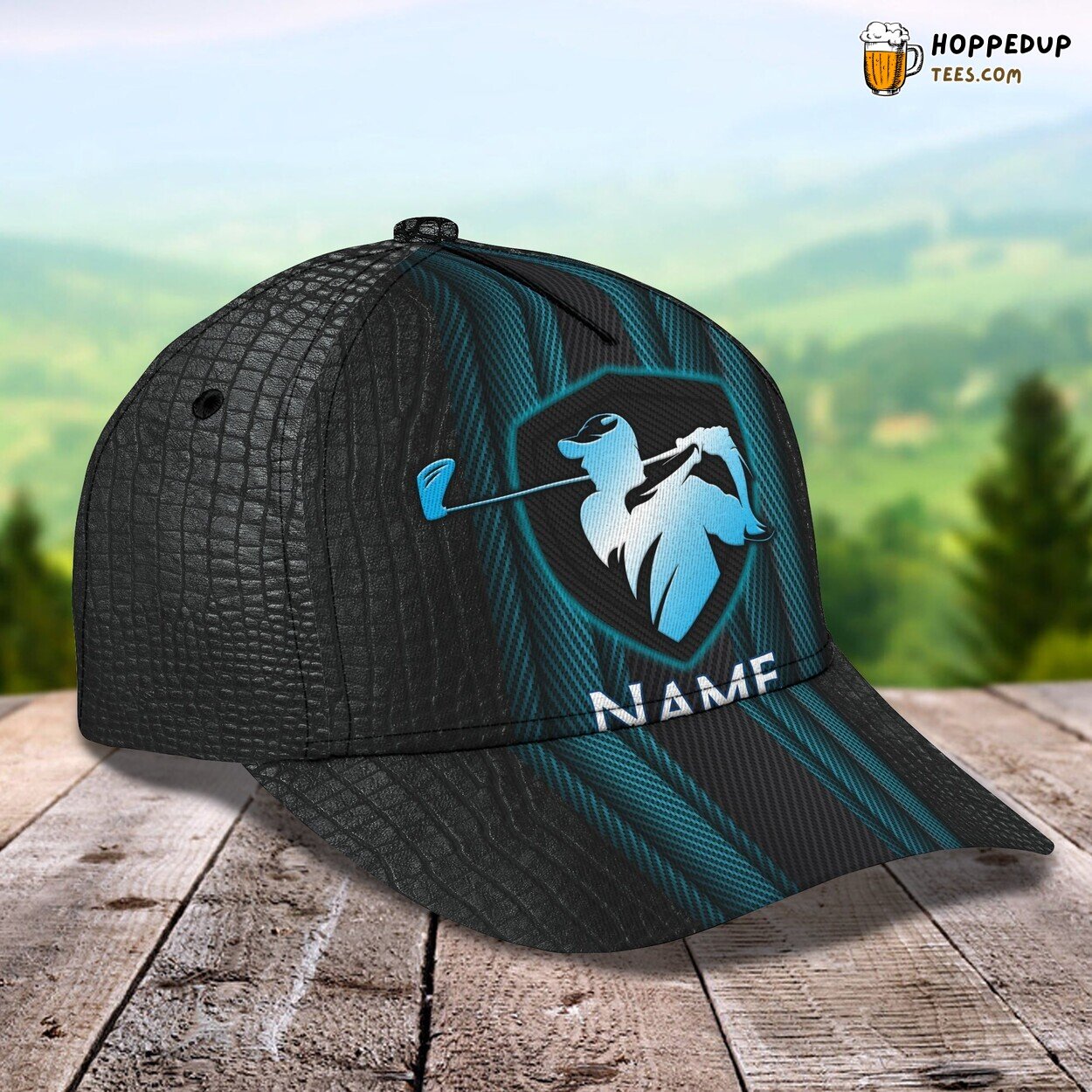 3D Classic Cap Personalized Name Celebrating Golf Sport Distinct Design