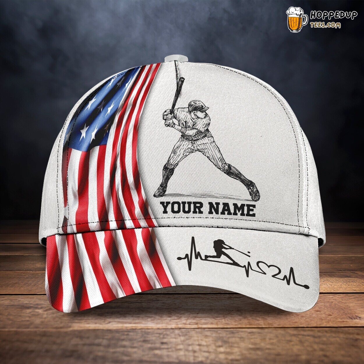 3D Classic Cap Personalized Name Commemorative Baseball Design Cap