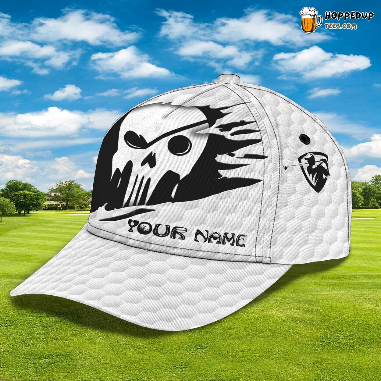 3D Classic Cap Personalized Name Golf Enthusiast Signature Distinctive Design