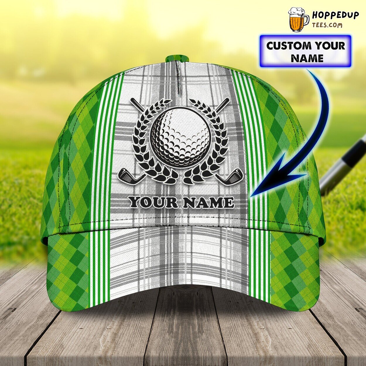 3D Classic Cap Personalized Name Honoring Golf Sport Unique Cap