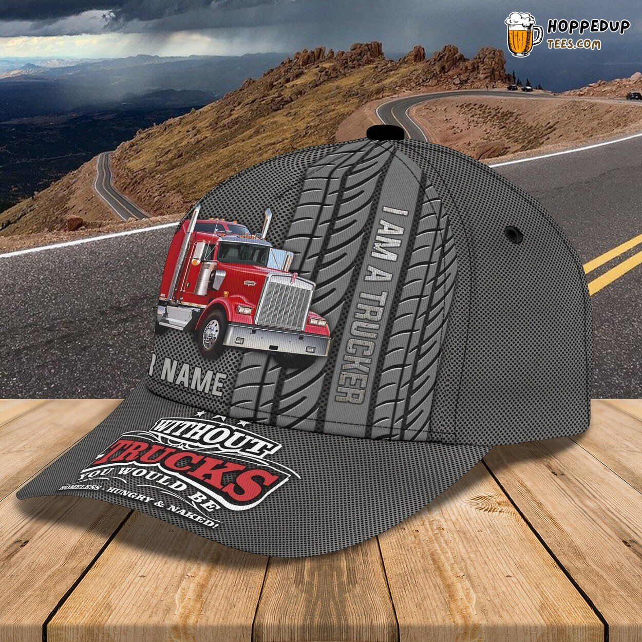 3D Classic Cap Personalized Name Unique Design Trucker Affinity