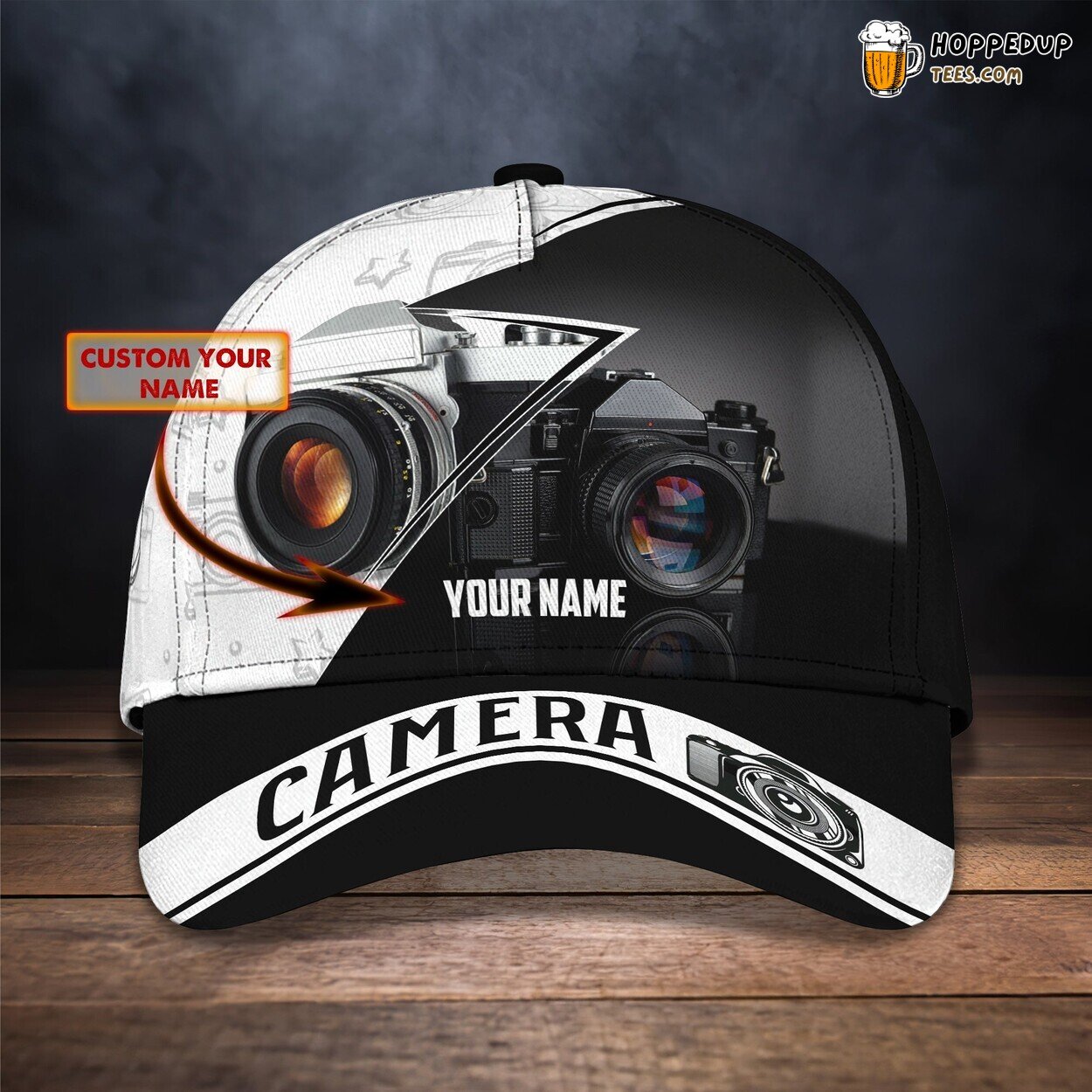 3D Classic Cap Photography Enthusiast Personalized Name Classic Hat Experience