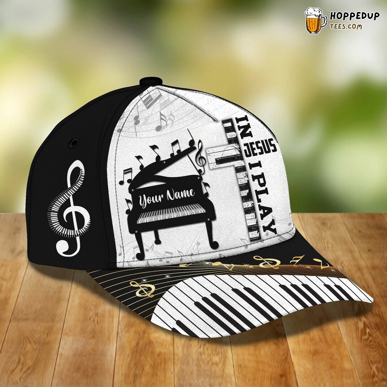 3D Classic Cap Piano Harmony Personalized Name Unique Hat Tribute 3D Classic Cap Piano Harmony Personalized Name Unique Hat Tribute