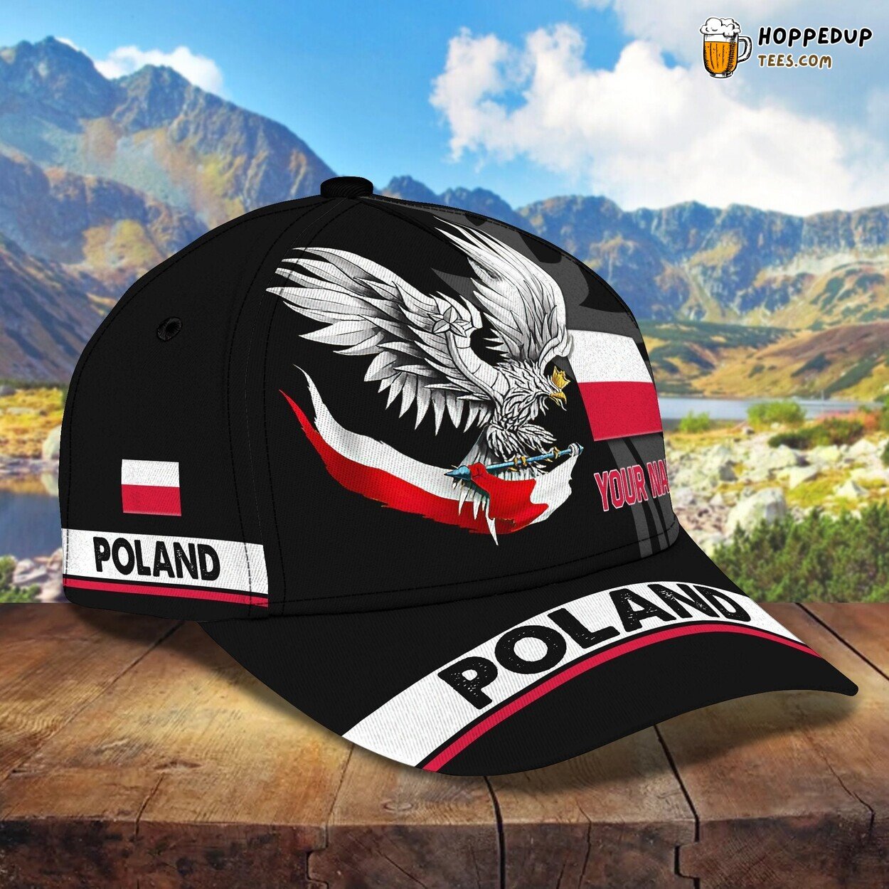 3D Classic Cap Poland Pride Personalized Name Classic Hat Unique Experience