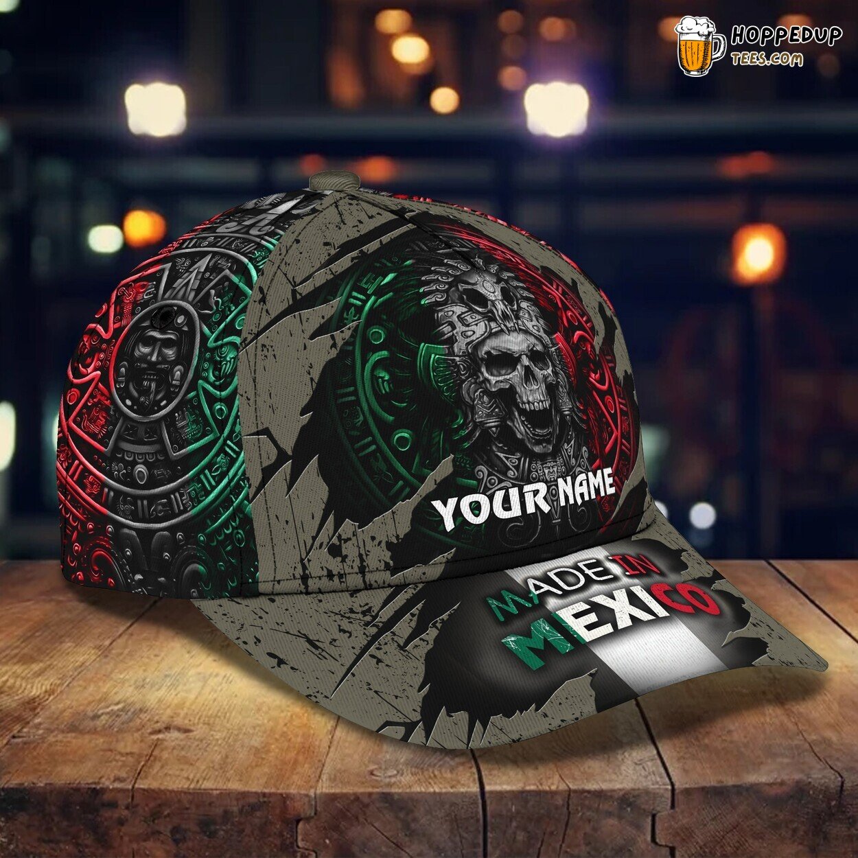 3D Classic Cap Proudly Made in Mexico Unique Personalized Name Hat