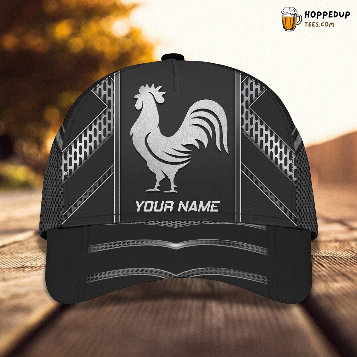 3D Classic Cap Rooster Design Personalized Name Unique Hat Experience