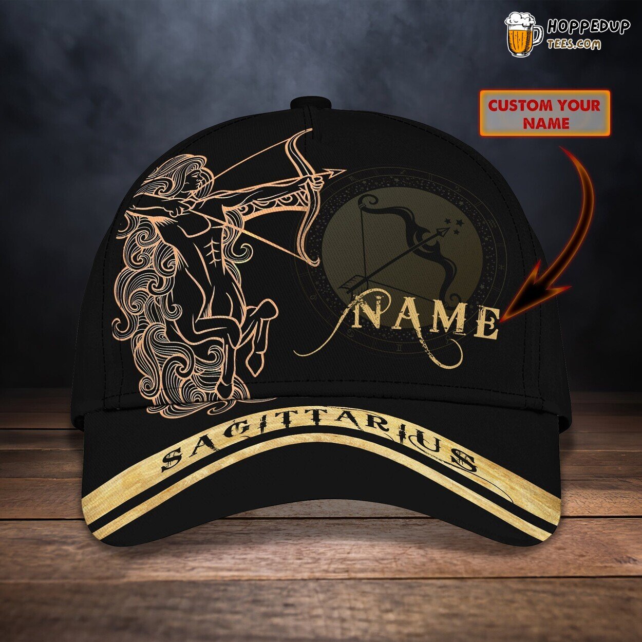 3D Classic Cap Sagittarius Pride Personalized Name Unique Classic Hat