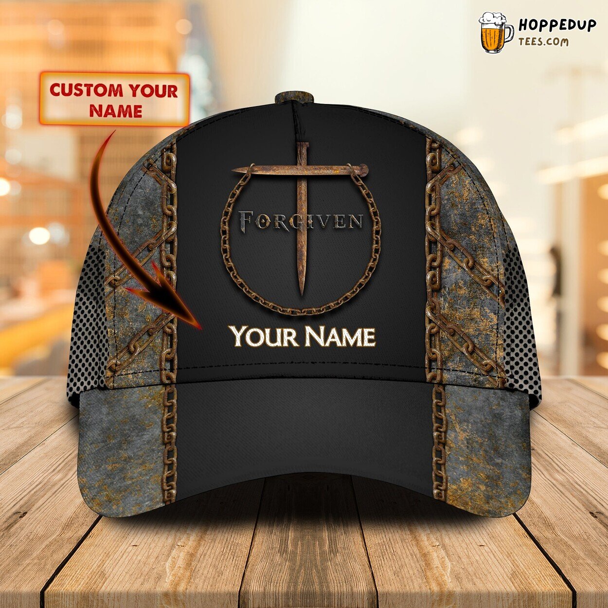3D Classic Cap Saluting Veteran Unique Name Personalized Hat Design